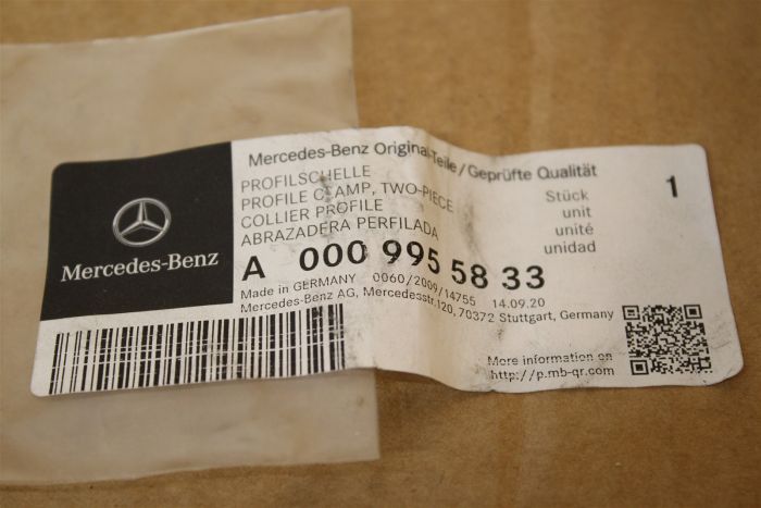 ℳ.／アポロ同梱 A0009955833 Exhaust Clamp New genuine part | Deutsche Parts