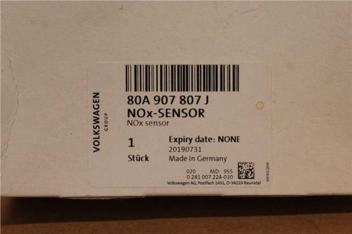 NOx-Sensor 5Wk97223 – Passend Für VW A6 C8 & A7 Sportback 2019–2024 – Präzise Abgasmessung Mit Plug-and-Play NOx-Sensor 5Wk97223 – Passend Für VW A6 C8 & A7 Sportback 2019–2024 – Präzise Abgasmessung Mit Plug-and-Play
