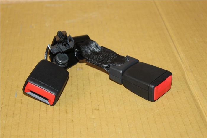Rear Seat Belt Double Latch Skoda Fabia 2022 Onwards 6VA857739 MNB New Genuine Deutsche Parts