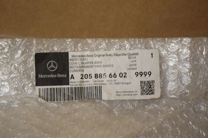 A20588566029999 Bumper Trim New genuine Mercedes-Benz part